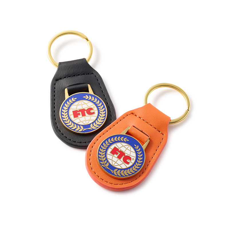 FTC(エフティーシー)/ EMBLEM LEATHER KEYCHAIN -2.COLOR-
