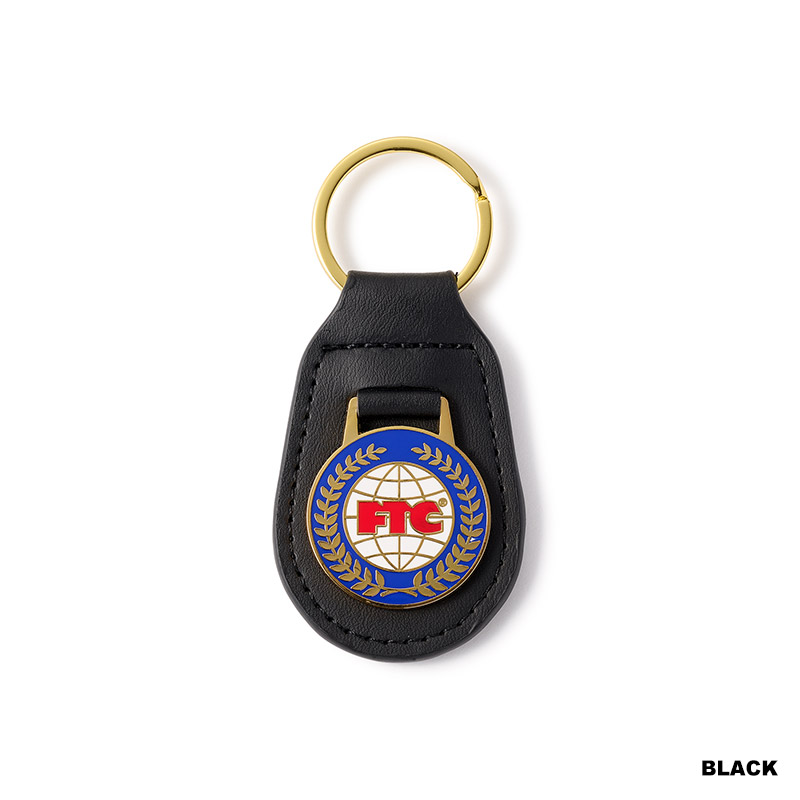 FTC(エフティーシー)/ EMBLEM LEATHER KEYCHAIN -2.COLOR-