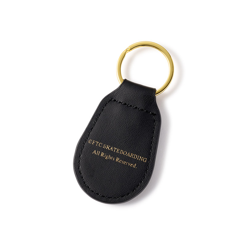 FTC(エフティーシー)/ EMBLEM LEATHER KEYCHAIN -2.COLOR-