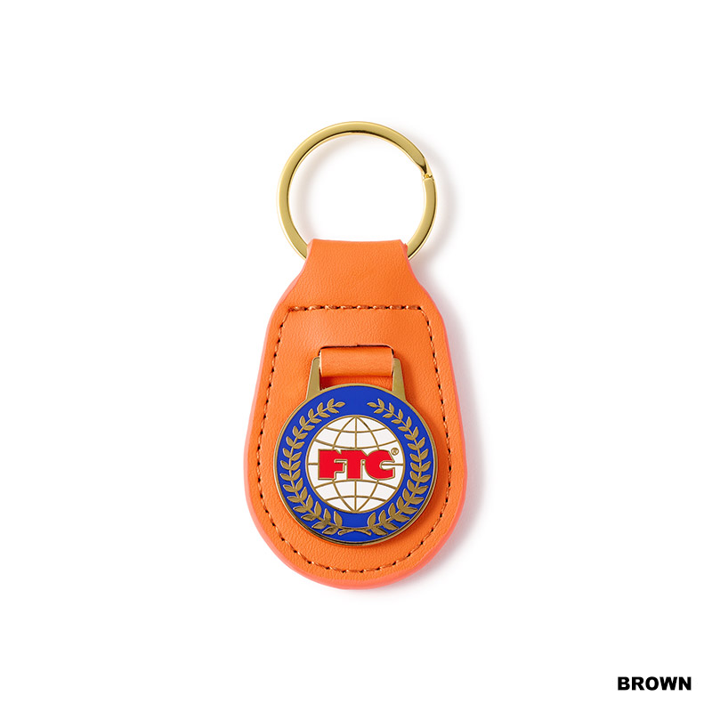 FTC(エフティーシー)/ EMBLEM LEATHER KEYCHAIN -2.COLOR-