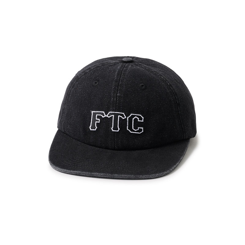 FTC(エフティーシー)/ WASHED DENIM 6 PANEL -2.COLOR-(BLACK)