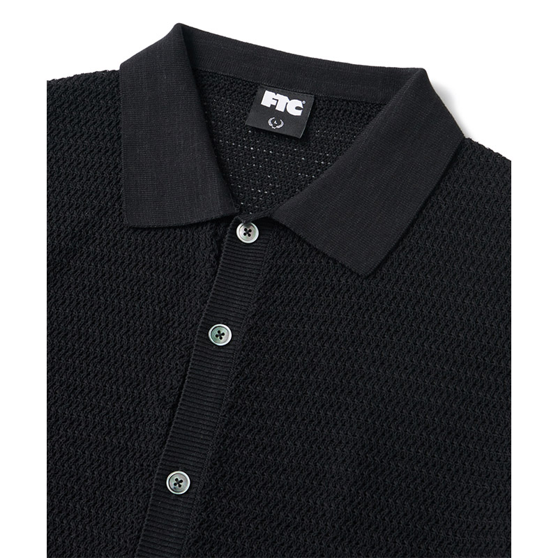 FTC(エフティーシー)/ CROCHET KNIT SHIRT -3.COLOR-