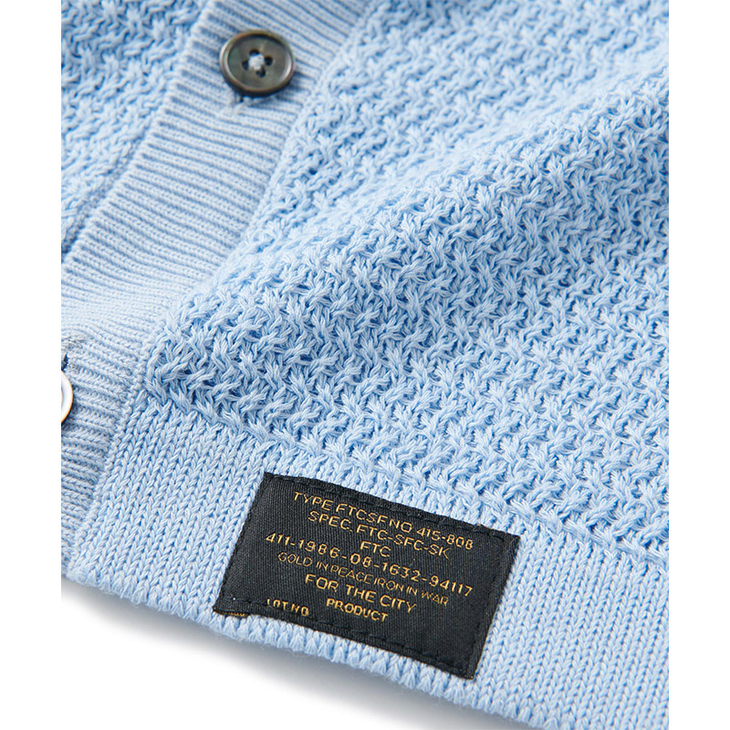 FTC(エフティーシー)/ CROCHET KNIT SHIRT -3.COLOR-