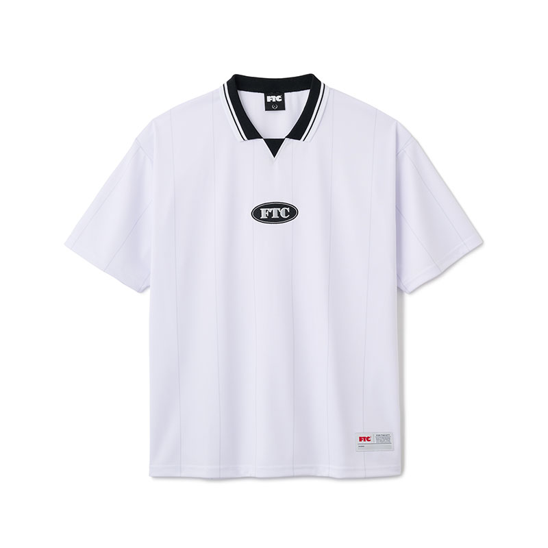 FTC(エフティーシー)/ OVAL LOGO SOCCER JERSEY -3.COLOR-(WHITE)
