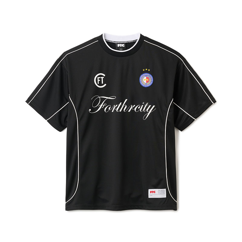 FTC(エフティーシー)/ PIPING SOCCER JERSEY -3.COLOR-(BLACK)