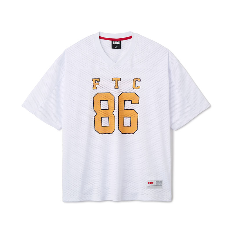 FTC(エフティーシー)/ MESH FOOTBALL JERSEY -3.COLOR-(WHITE)