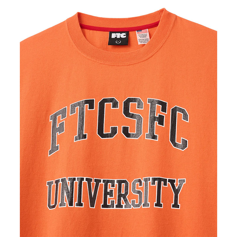 FTC(エフティーシー)/ CRACKED UNIVERSITY TEE -3.COLOR-