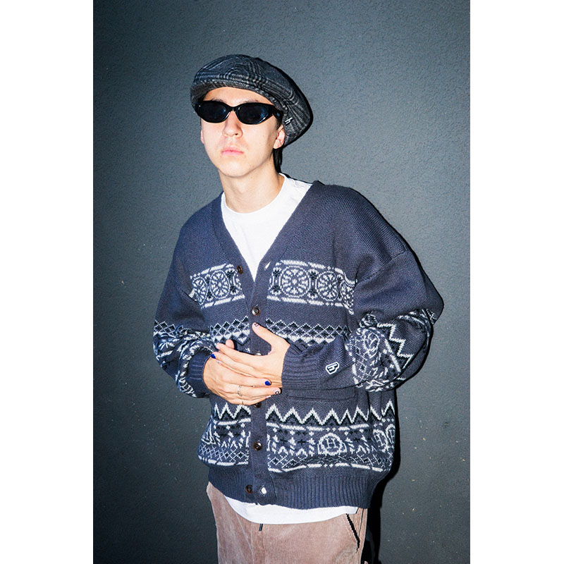 HAIGHT(ヘイト)/ SMOKERS CARDIGAN -BLACK-