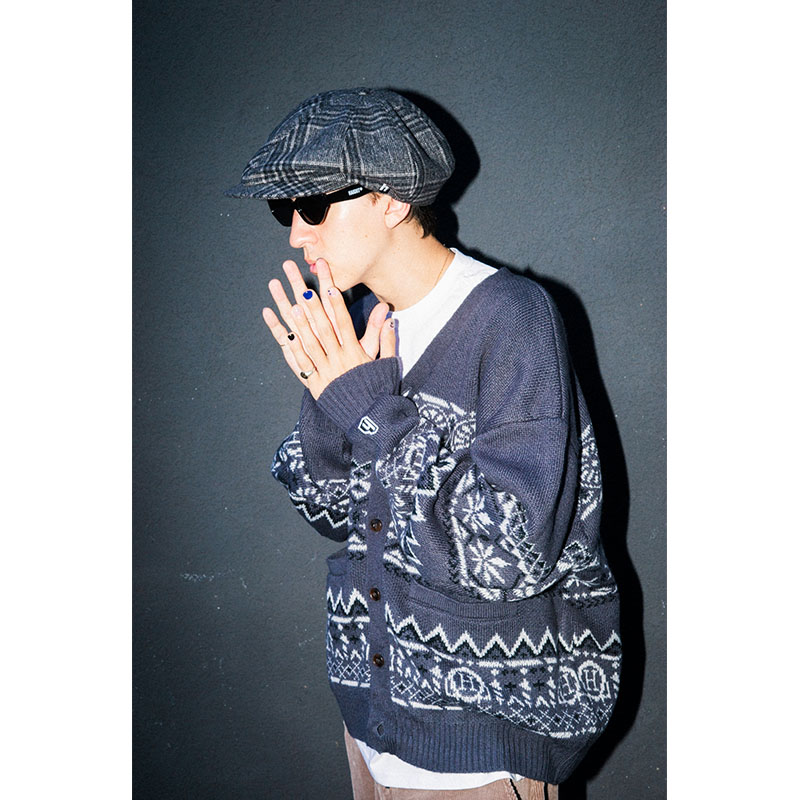 HAIGHT(ヘイト)/ SMOKERS CARDIGAN -BLACK-