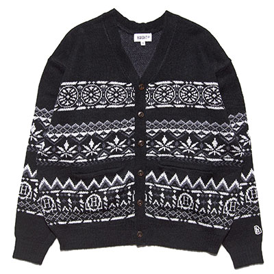 HAIGHT(ヘイト)/ SMOKERS CARDIGAN -BLACK-