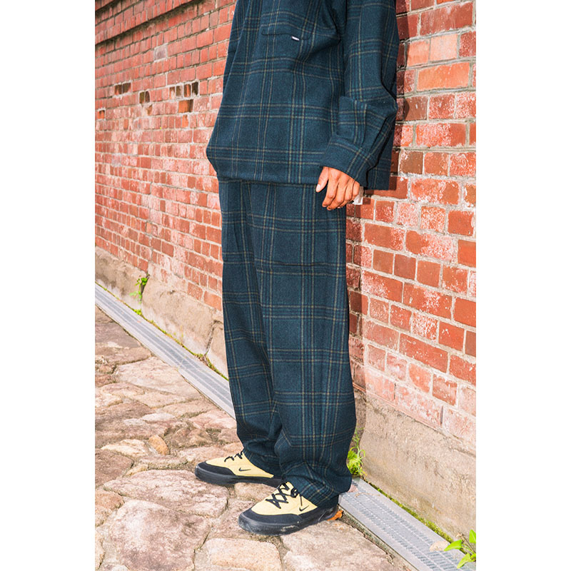 HAIGHT(ヘイト)/ FLANNEL BAKER PANTS -BLACK WATCH-