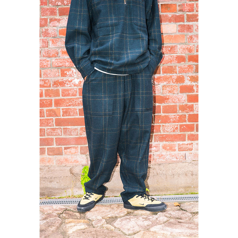 HAIGHT(ヘイト)/ FLANNEL BAKER PANTS -BLACK WATCH-