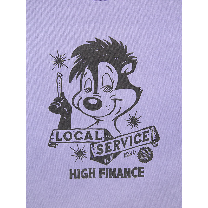 HAIGHT(ヘイト)/ LOCAL SERVICE PIGMENT DYE SWEAT ft. GRINDLODGE -2.COLOR-