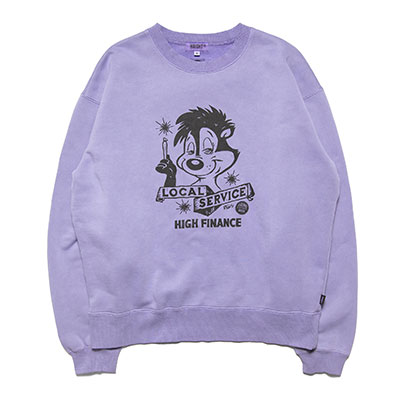 HAIGHT(ヘイト)/ LOCAL SERVICE PIGMENT DYE SWEAT ft. GRINDLODGE -2.COLOR-
