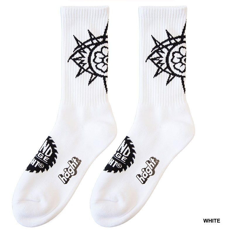 HAIGHT(ヘイト)/ ALL SEEING EYE SOCKS ft. GRINDLODGE -2.COLOR-