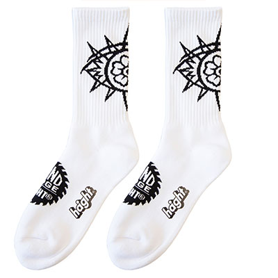 HAIGHT(ヘイト)/ ALL SEEING EYE SOCKS ft. GRINDLODGE -2.COLOR-