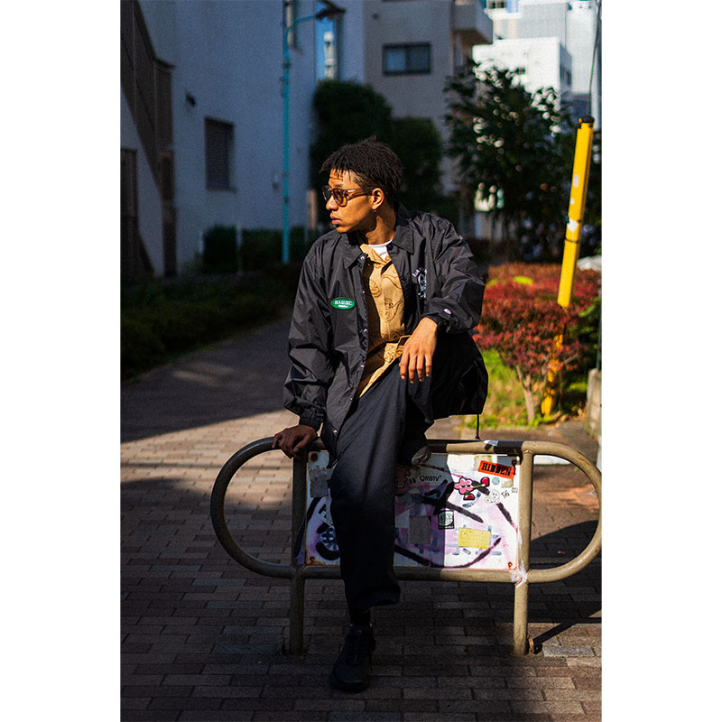 HAIGHT(ヘイト)/ LAST HIY COACH JACKET -BLACK-