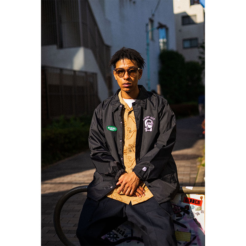 HAIGHT(ヘイト)/ LAST HIY COACH JACKET -BLACK-