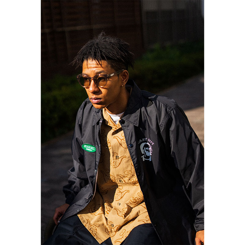 HAIGHT(ヘイト)/ LAST HIY COACH JACKET -BLACK-