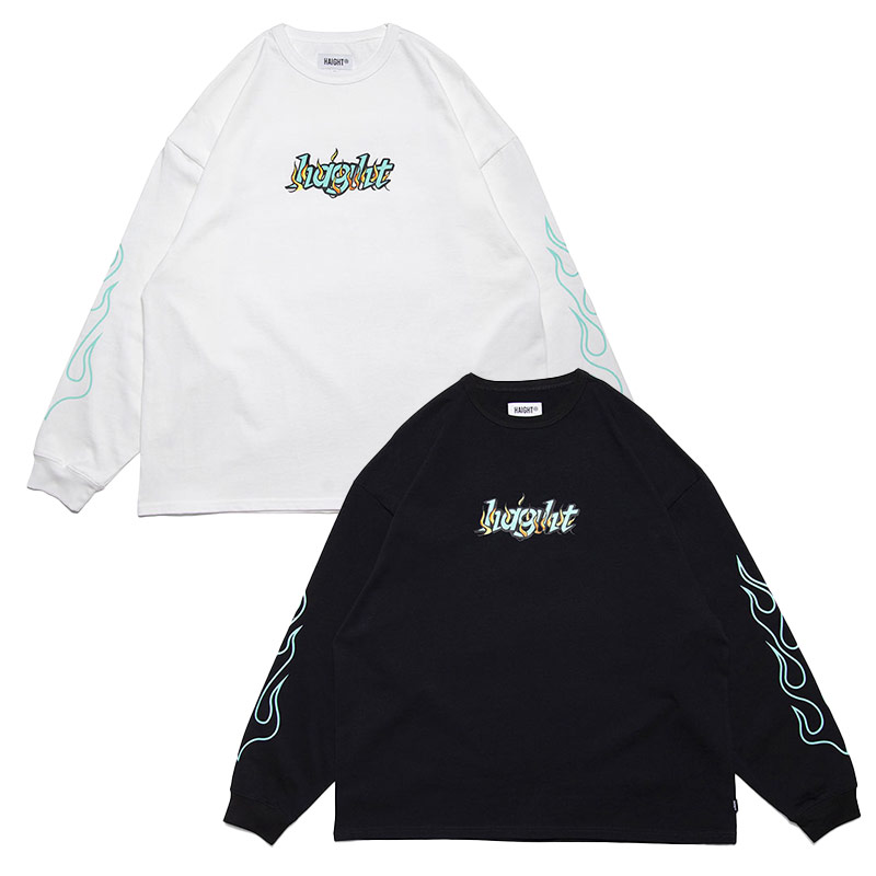HAIGHT(ヘイト)/ FLAMES LOGO LS Tee -2.COLOR-
