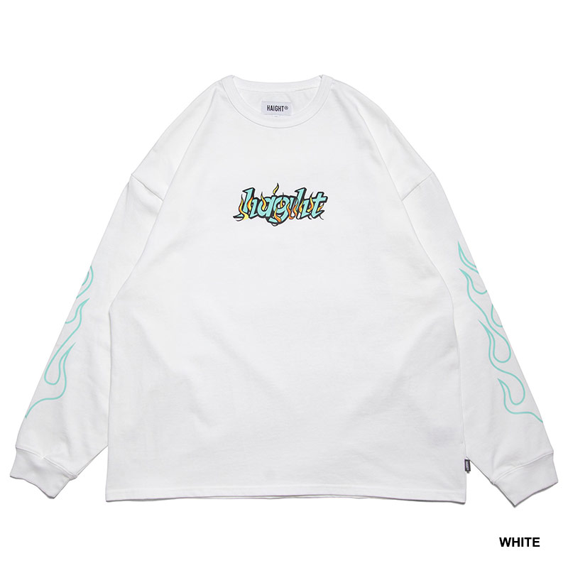 HAIGHT(ヘイト)/ FLAMES LOGO LS Tee -2.COLOR-