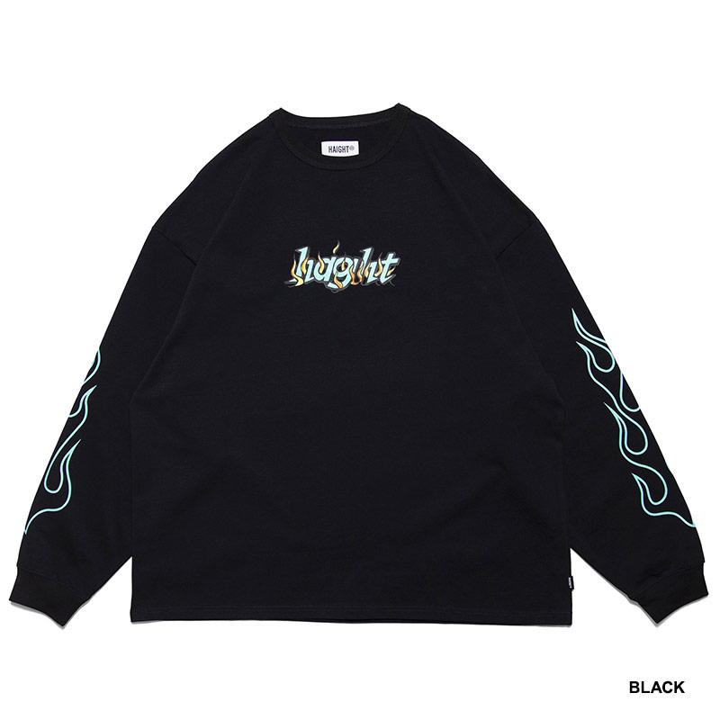 HAIGHT(ヘイト)/ FLAMES LOGO LS Tee -2.COLOR-