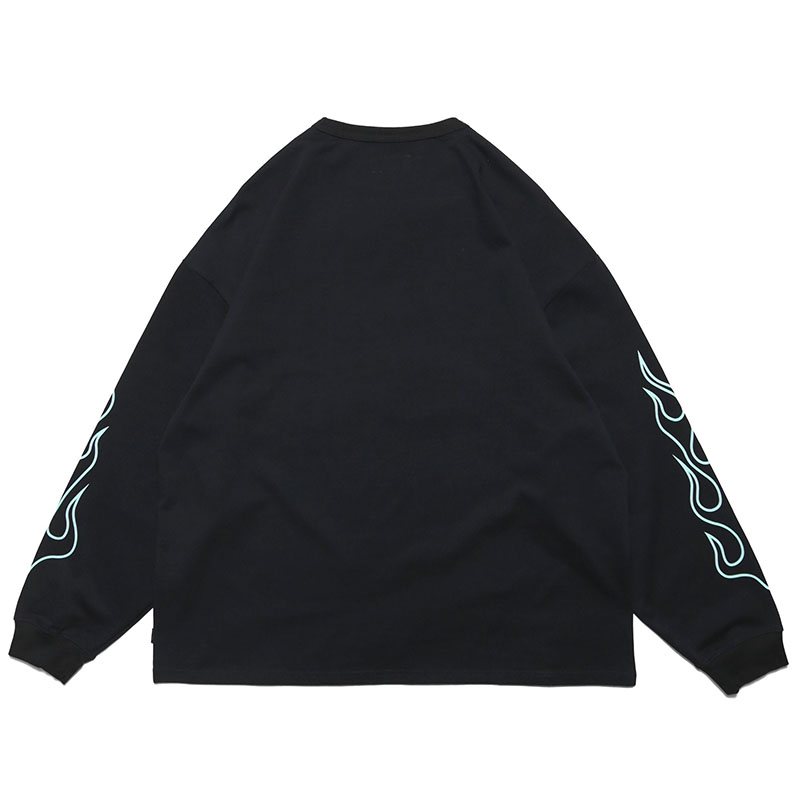 HAIGHT(ヘイト)/ FLAMES LOGO LS Tee -2.COLOR-