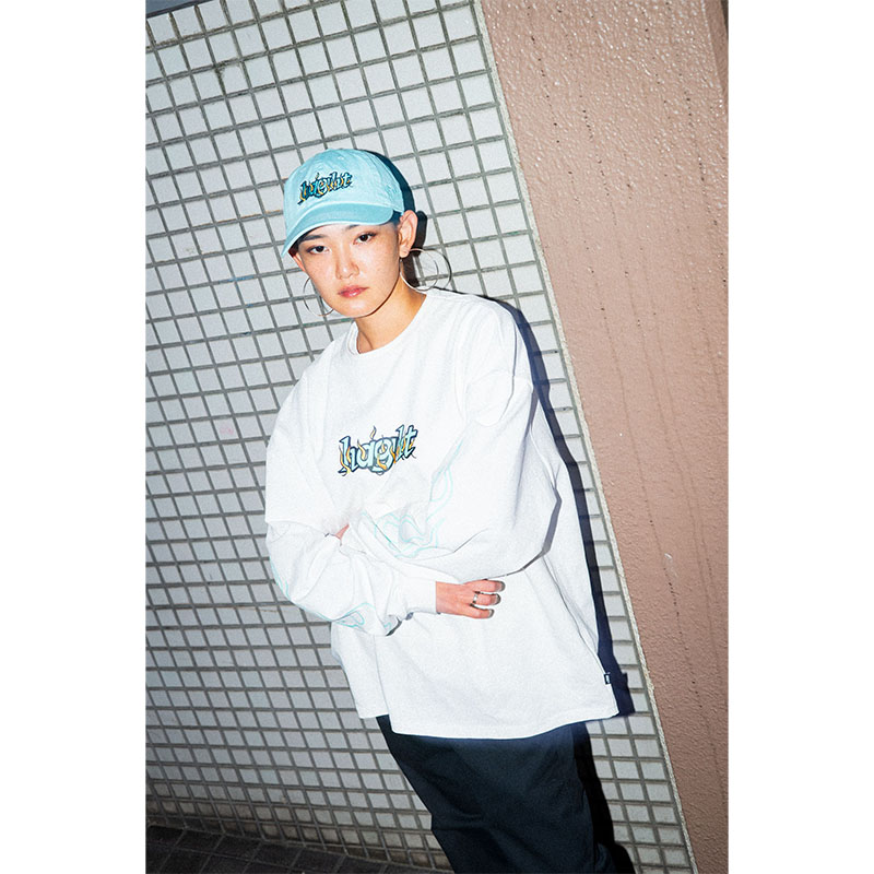 HAIGHT(ヘイト)/ FLAMES LOGO LS Tee -2.COLOR-