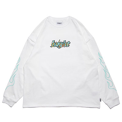 HAIGHT(ヘイト)/ FLAMES LOGO LS Tee -2.COLOR-