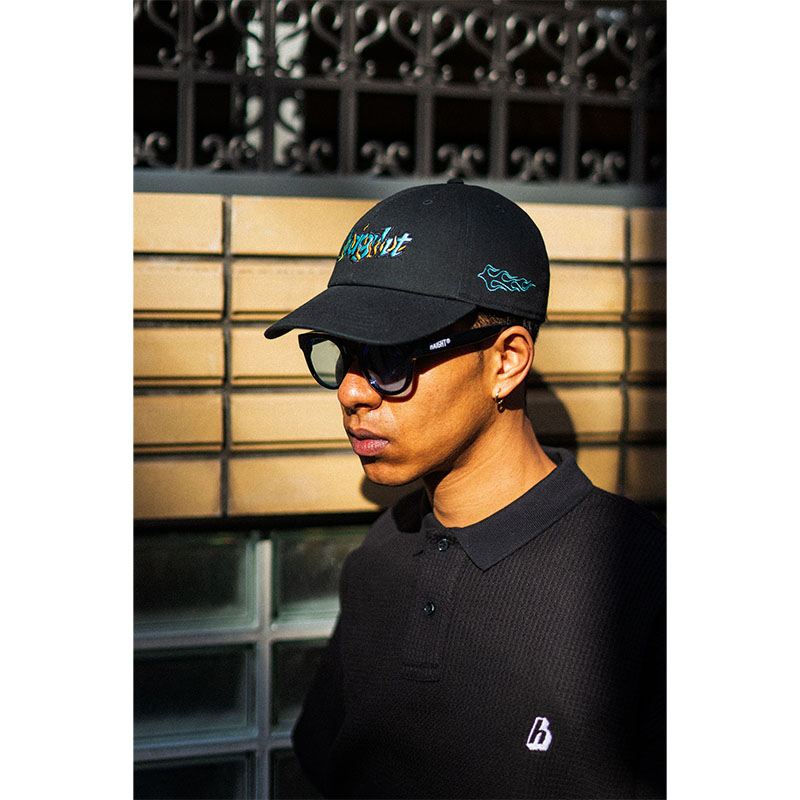 HAIGHT(ヘイト)/ FLAMES COTTON LOW CAP -2.COLOR-