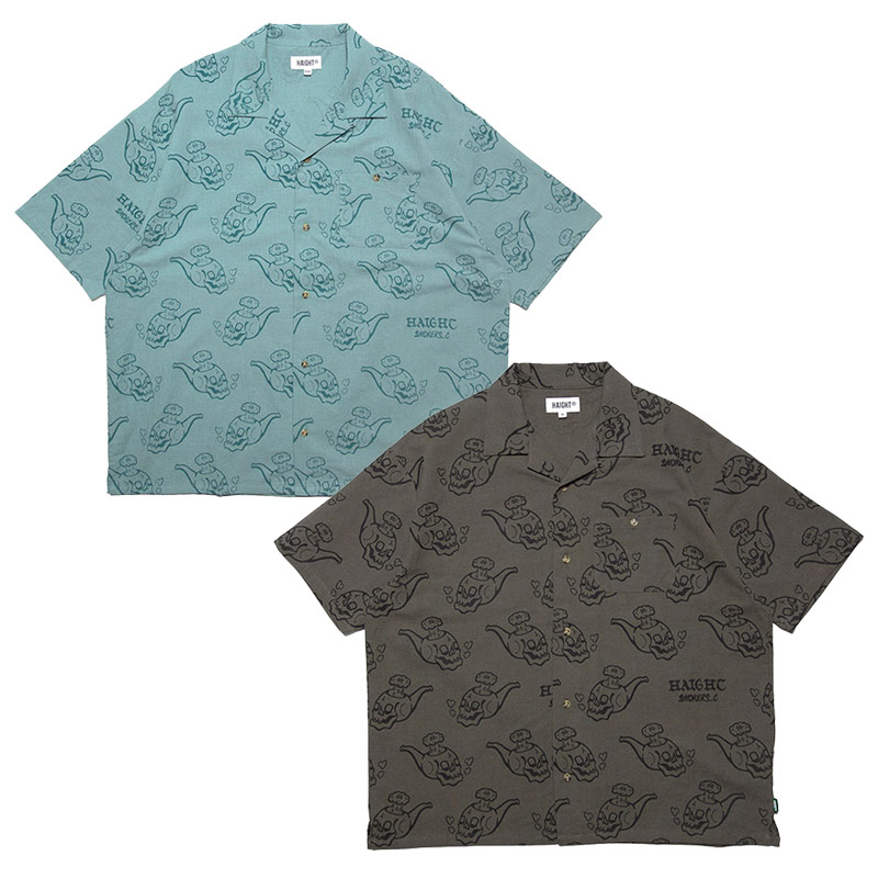 HAIGHT(ヘイト)/ SMOKERS CLUB OPEN COLLAR SHIRT -2COLOR-