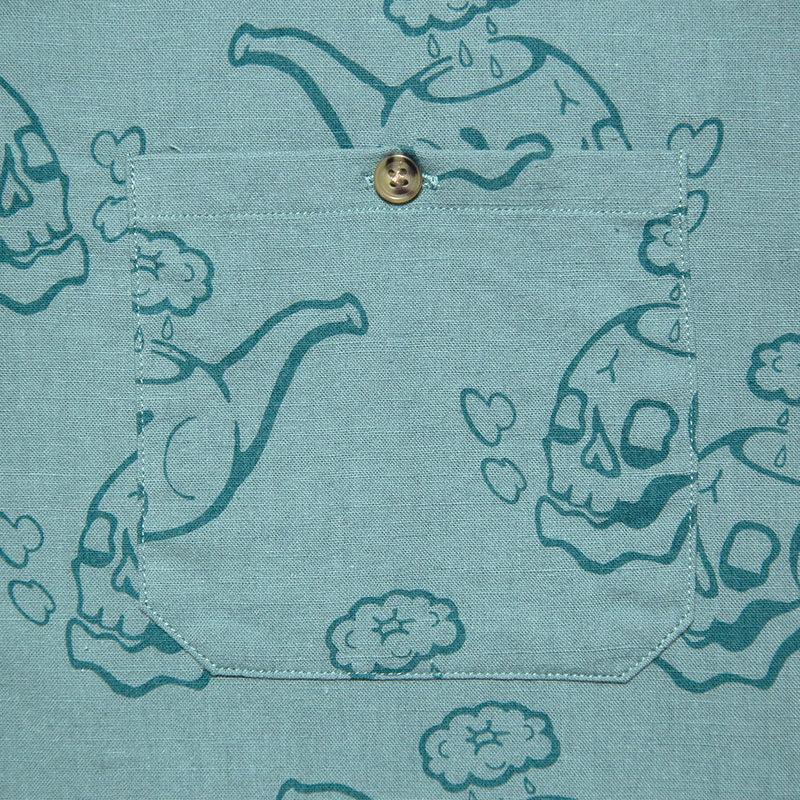 HAIGHT(ヘイト)/ SMOKERS CLUB OPEN COLLAR SHIRT -2COLOR-
