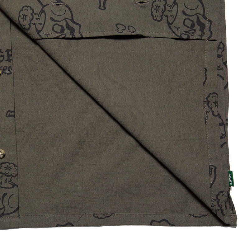 HAIGHT(ヘイト)/ SMOKERS CLUB OPEN COLLAR SHIRT -2COLOR-