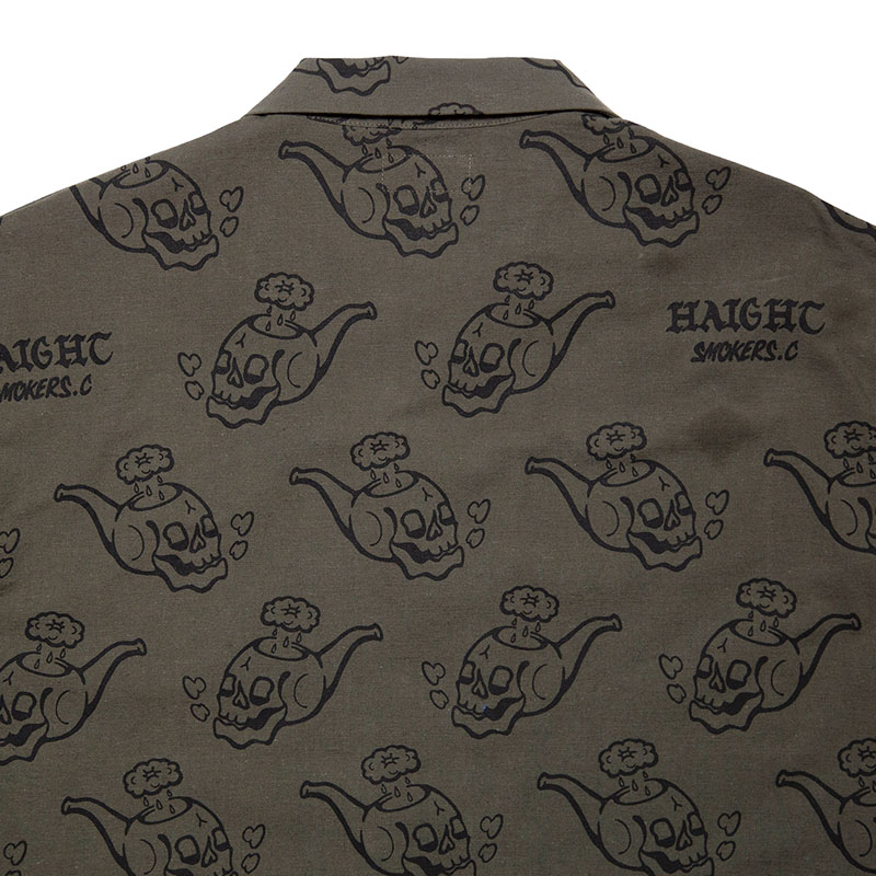 HAIGHT(ヘイト)/ SMOKERS CLUB OPEN COLLAR SHIRT -2COLOR-