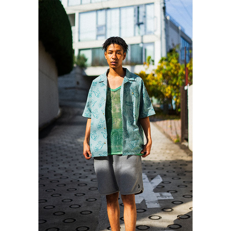 HAIGHT(ヘイト)/ SMOKERS CLUB OPEN COLLAR SHIRT -2COLOR-