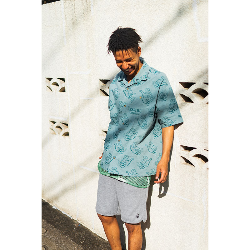 HAIGHT(ヘイト)/ SMOKERS CLUB OPEN COLLAR SHIRT -2COLOR-