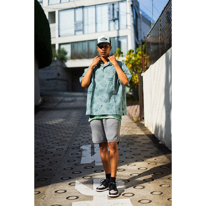 HAIGHT(ヘイト)/ SMOKERS CLUB OPEN COLLAR SHIRT -2COLOR-