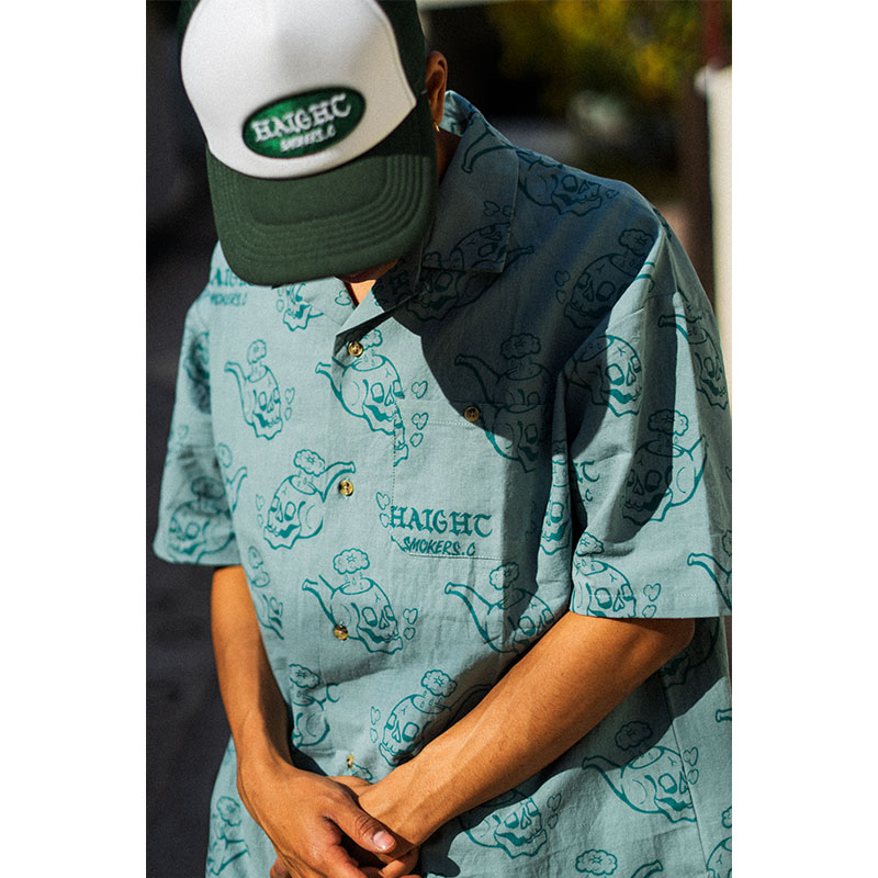 HAIGHT(ヘイト)/ SMOKERS CLUB OPEN COLLAR SHIRT -2COLOR-