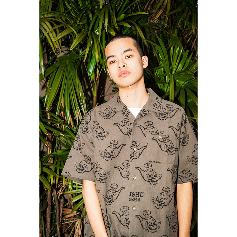 HAIGHT(ヘイト)/ SMOKERS CLUB OPEN COLLAR SHIRT -2COLOR-