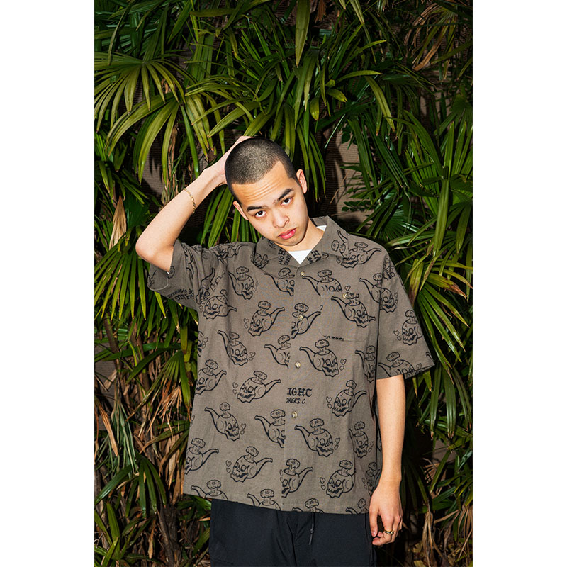 HAIGHT(ヘイト)/ SMOKERS CLUB OPEN COLLAR SHIRT -2COLOR-