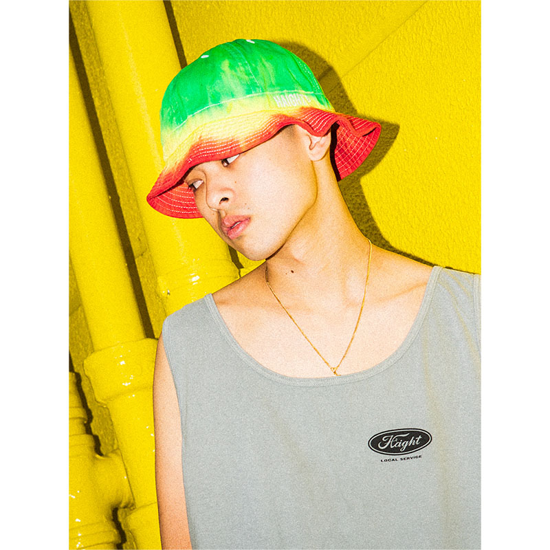 HAIGHT(ヘイト)/ TIE DYE BALL HAT -RASTA-