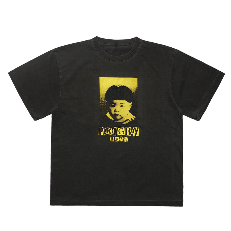 少年ジェッター(ショウネンジェッター)/ PUNK PEKINGBOY SS TEE -3.COLOR-(CHARCOAL)