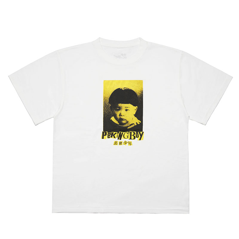 少年ジェッター(ショウネンジェッター)/ PUNK PEKINGBOY SS TEE -3.COLOR-(WHITE)