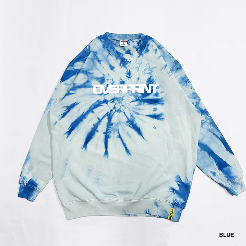 OVER PRINT(オーバープリント)/ TIE DYE SCARF sweatshirts -2.COLOR-