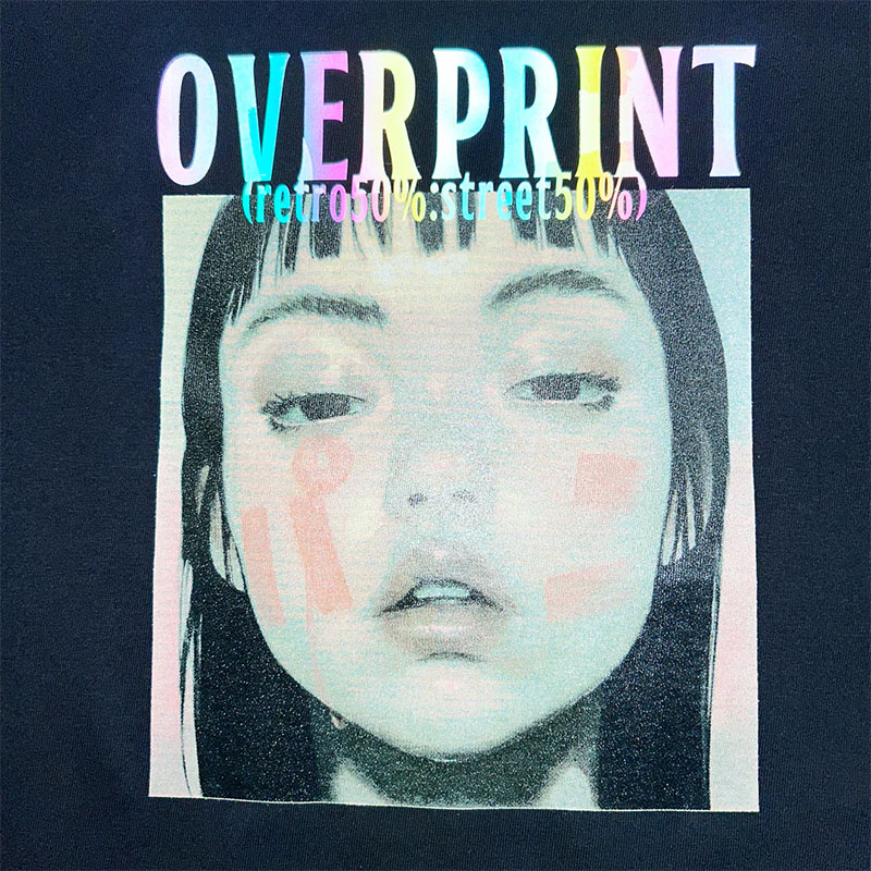 OVER PRINT(オーバープリント)/ パン Tee -2.COLOR-