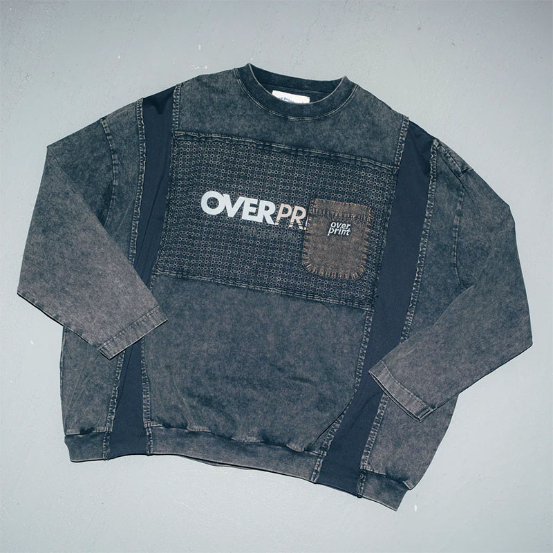 OVER PRINT(オーバープリント)/ pigment sweatshirts like LS Tee