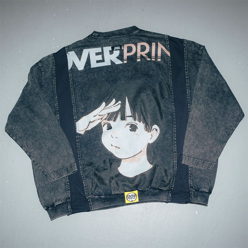 OVER PRINT(オーバープリント)/ pigment sweatshirts like LS Tee