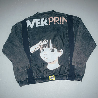 OVER PRINT(オーバープリント)/ pigment sweatshirts like LS Tee