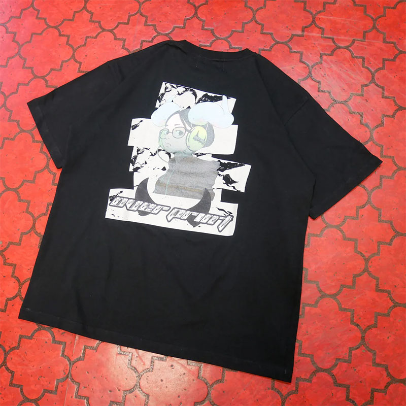 OVER PRINT(オーバープリント)/ Satan Tee -2.COLOR-(BLACK)