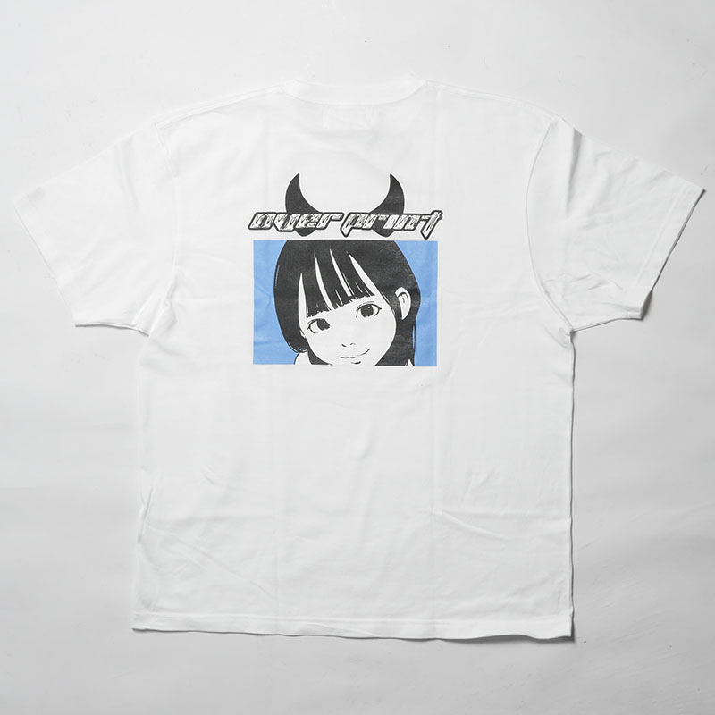 OVER PRINT(オーバープリント)/ headband Tee -2.COLOR-(WHITE)